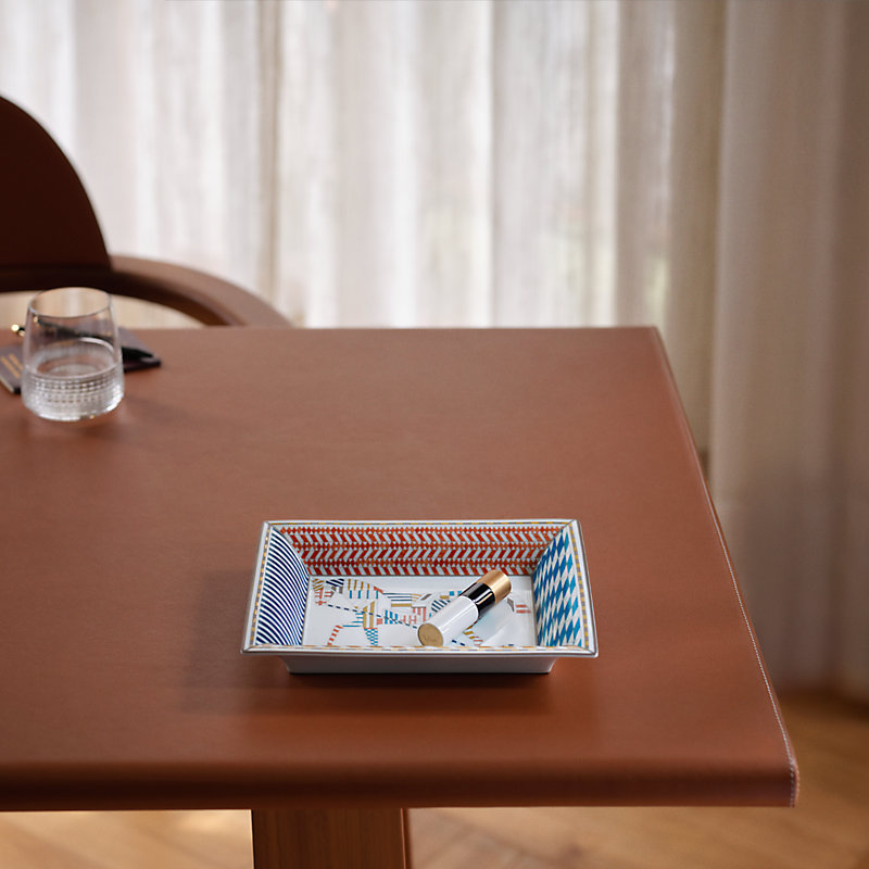 Cheval au Faubourg change tray - Blue | Hermès USA